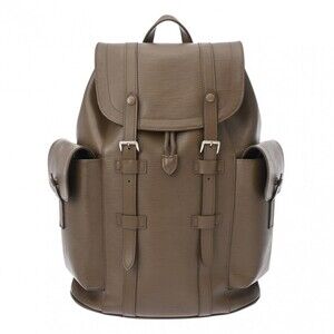 Louis Vuitton Epi Christopher Taupe Leather Backpack Daypack